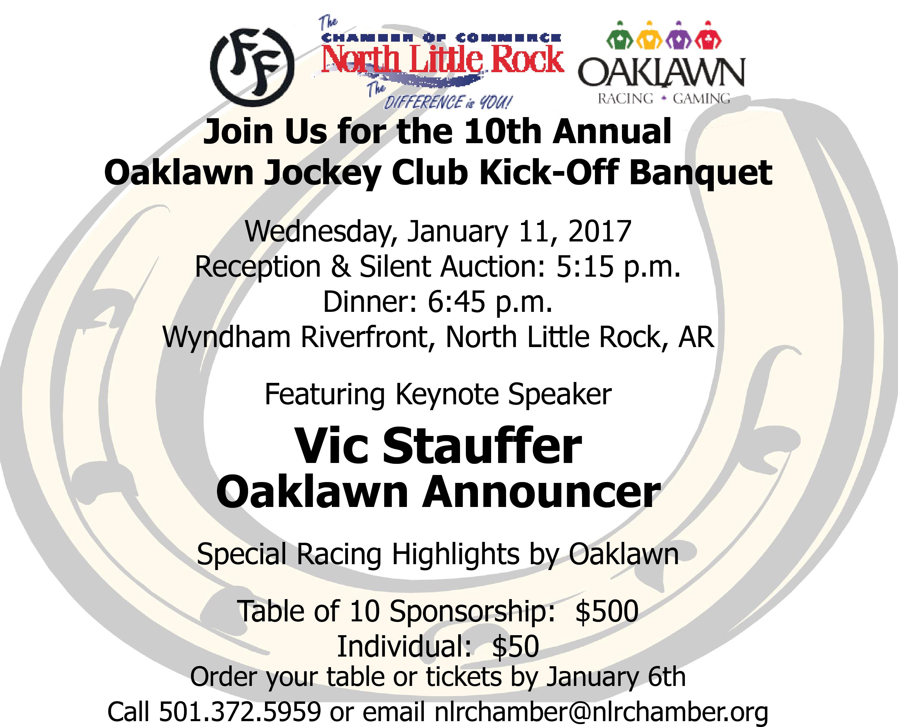 10th Annual Oaklawn Jockey Club Kick-Off Banquet